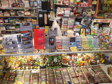 retro video games store